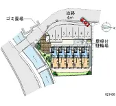 ★手数料０円★岡山市北区宿本町　月極駐車場（LP）